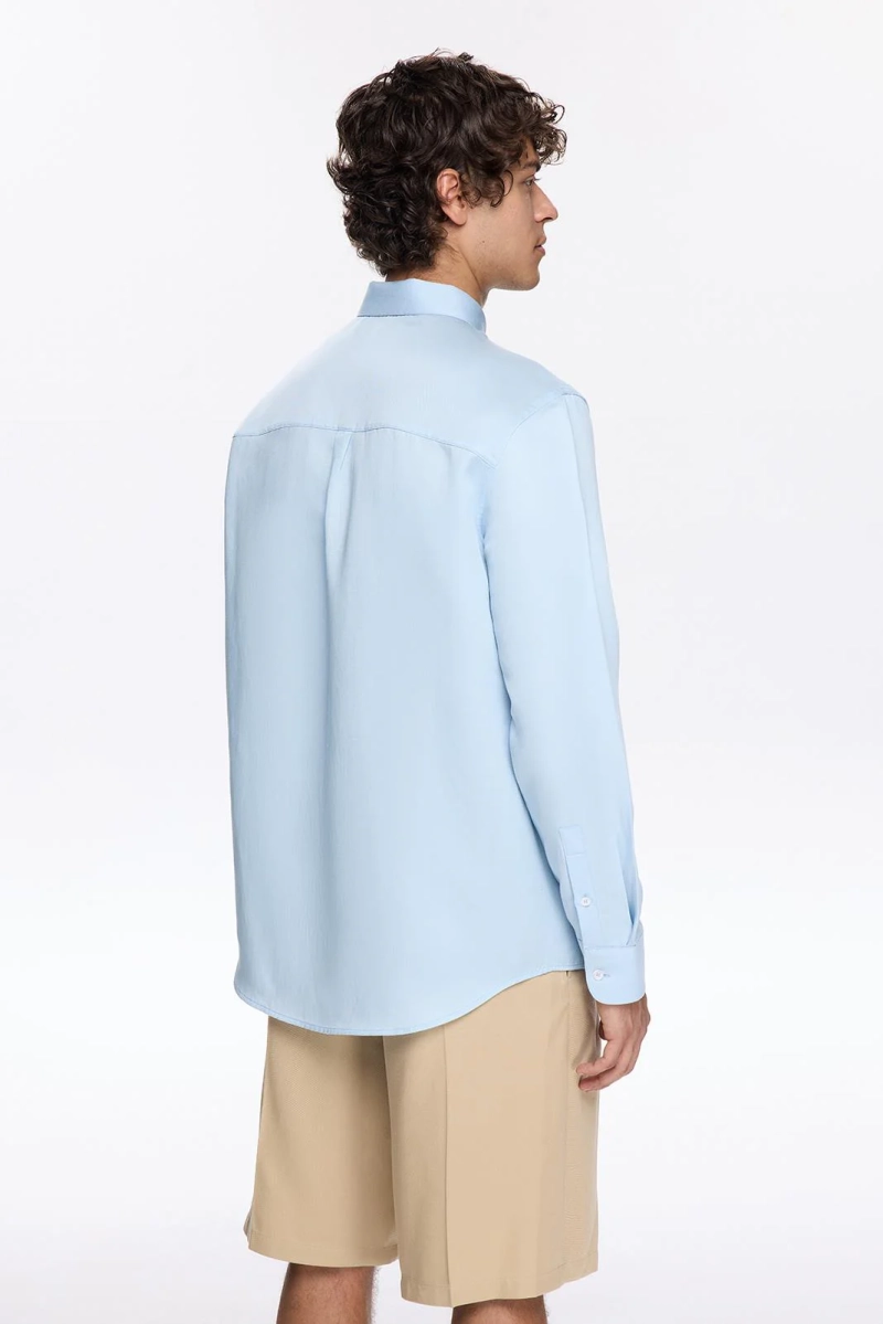 Мужская рубашка Les Benjamins из смесового хлопка