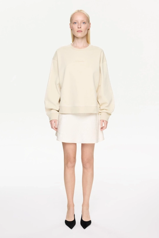 Женский хлопковый свитшот Oversize