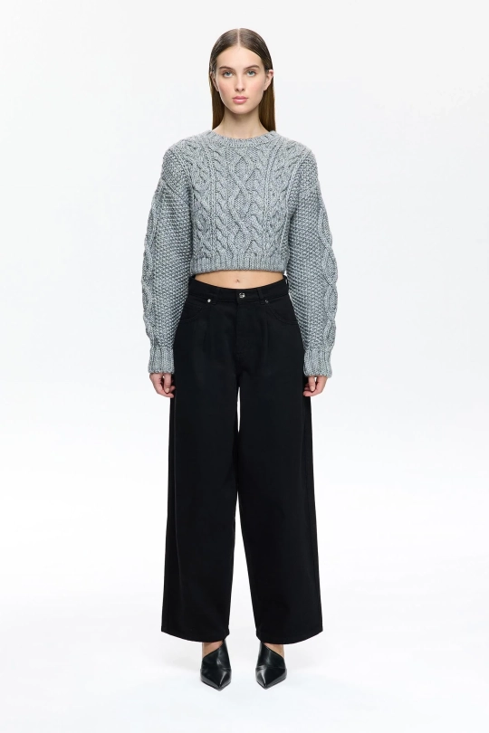 Женский вязаный свитер KNİTWEAR 401