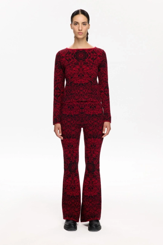 Женский вязаный свитер KNİTWEAR 001