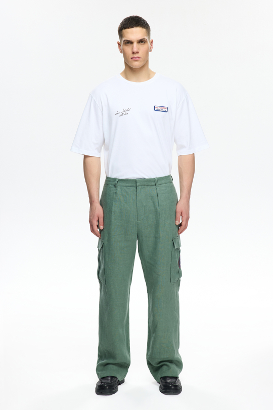 Мужские брюки из льна